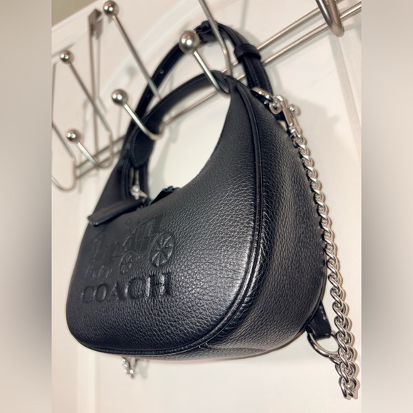 🖤 NWT Coach Mini Carmen Crossbody in Pebble Leather - Picture 7 of 15